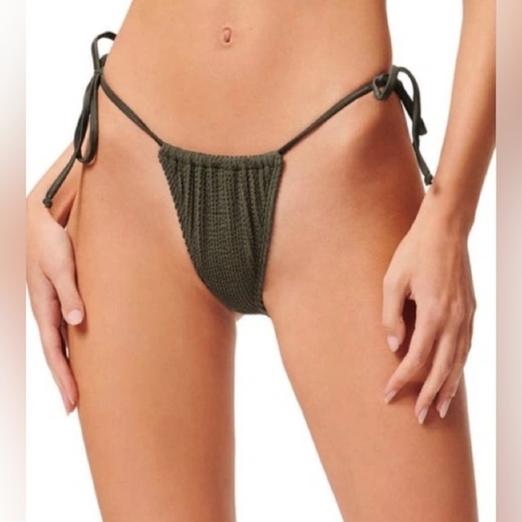 NWT Good American Always Fits Tiny Ties Bottom in Stormy001, Sizes S/M & 2XL/3XL - Picture 1 of 14